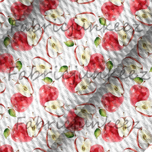 Load image into Gallery viewer, Apple Watercolor Print Bullet DBP Liverpool Stretch Knit Fabric By The Yard