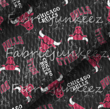 Load image into Gallery viewer, Sports Basketball Print Bullet DBP Liverpool Stretch Knit Fabric By The Yard