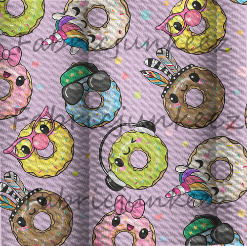 Donuts Print Bullet DBP Liverpool Stretch Knit Fabric