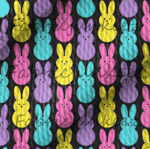 Peep Black Bunny Bullet DBP Liverpool Stretch Knit Fabric By The Yard