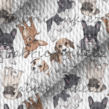 Load image into Gallery viewer, Puppy Dogs Kids Ears Print Bullet DBP Liverpool Stretch Knit Fabric By The Yard