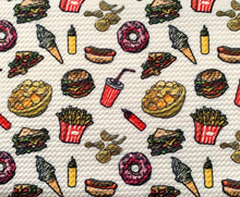 Load image into Gallery viewer, Junk Food Collection Bullet Textured Liverpool Poly/Spandex Stretch Knit Fabric