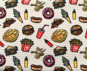 Junk Food Collection Bullet Textured Liverpool Poly/Spandex Stretch Knit Fabric