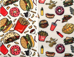 Junk Food Collection Bullet Textured Liverpool Poly/Spandex Stretch Knit Fabric