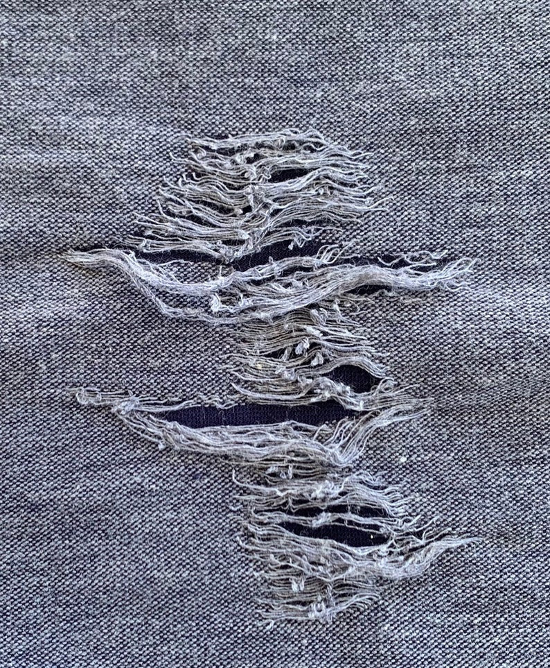 Distressed Collection Faded Washed Out Stretch Knit Fabric