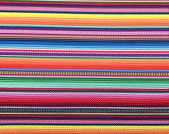 Serape Fiesta Bullet Textured New Stripe Fabric